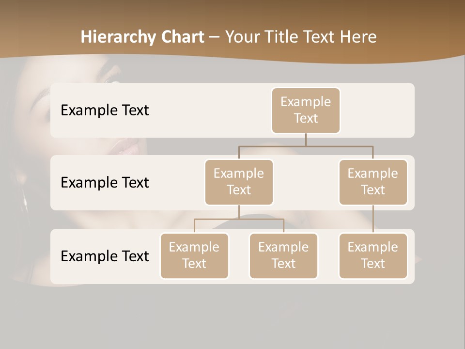 A Woman In A Black Dress Posing For A Picture PowerPoint Template