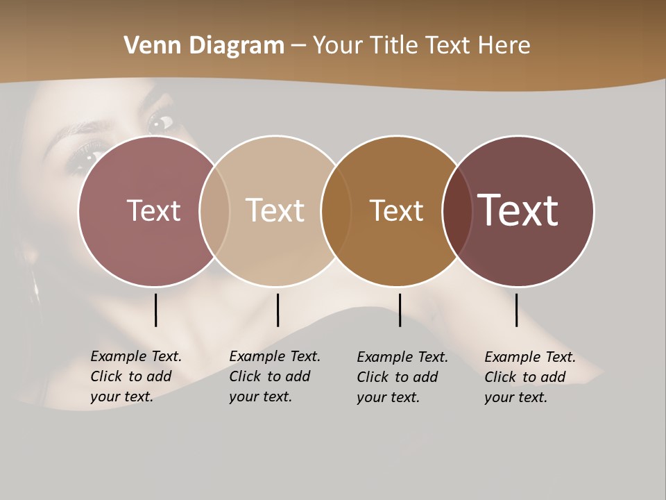 A Woman In A Black Dress Posing For A Picture PowerPoint Template