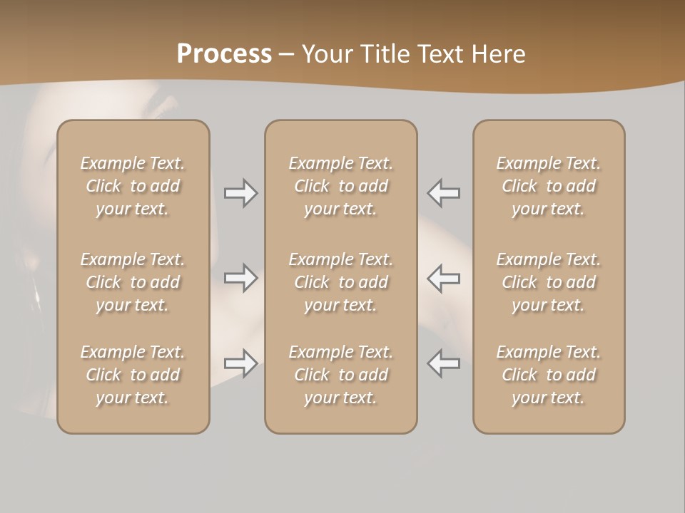 A Woman In A Black Dress Posing For A Picture PowerPoint Template