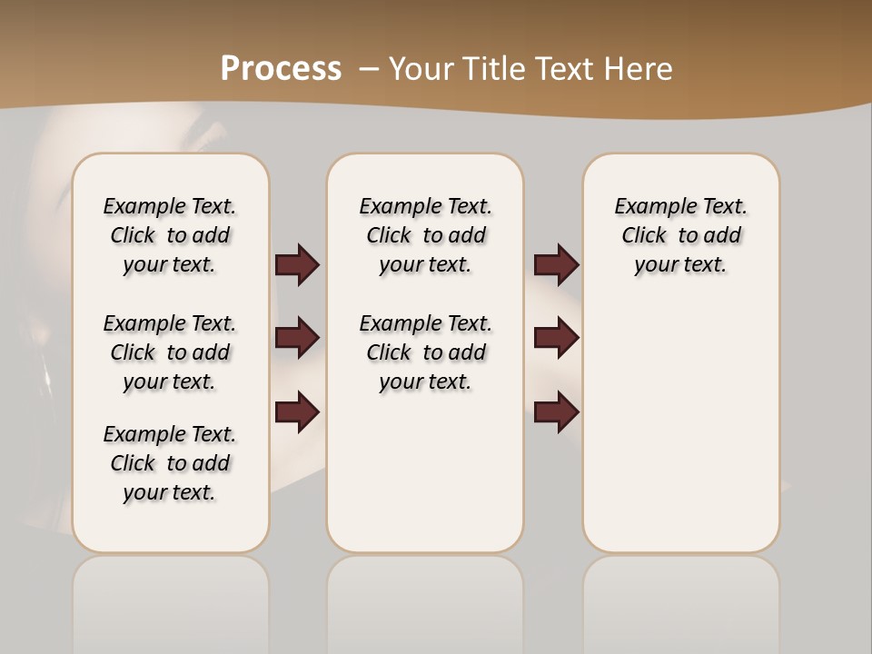 A Woman In A Black Dress Posing For A Picture PowerPoint Template