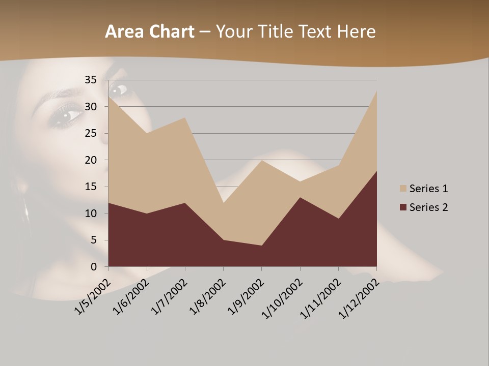 A Woman In A Black Dress Posing For A Picture PowerPoint Template