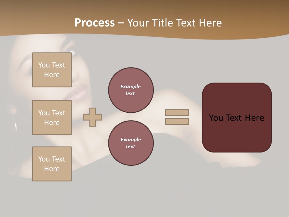 A Woman In A Black Dress Posing For A Picture PowerPoint Template