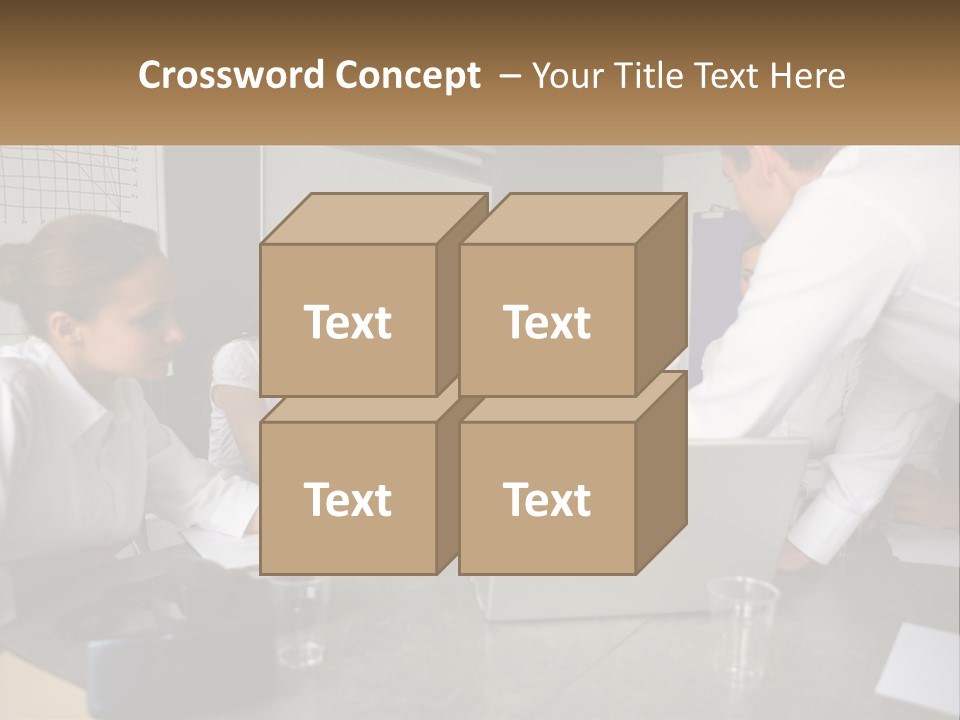 A Group Of People Sitting Around A Laptop Computer PowerPoint Template