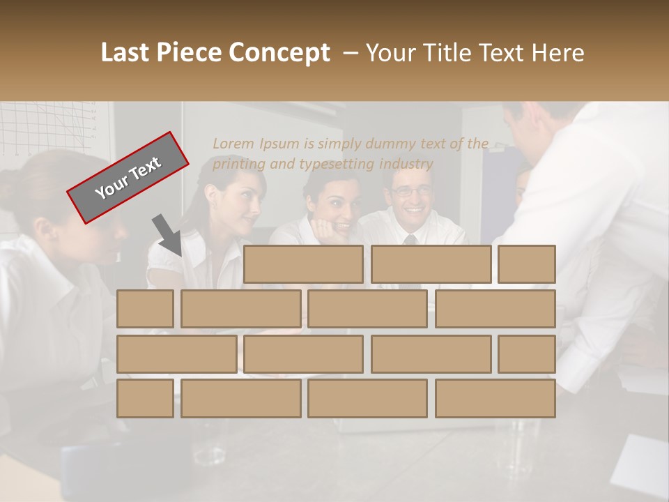 A Group Of People Sitting Around A Laptop Computer PowerPoint Template