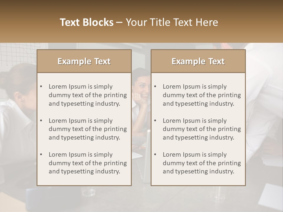 A Group Of People Sitting Around A Laptop Computer PowerPoint Template