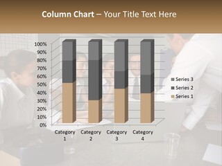 A Group Of People Sitting Around A Laptop Computer PowerPoint Template