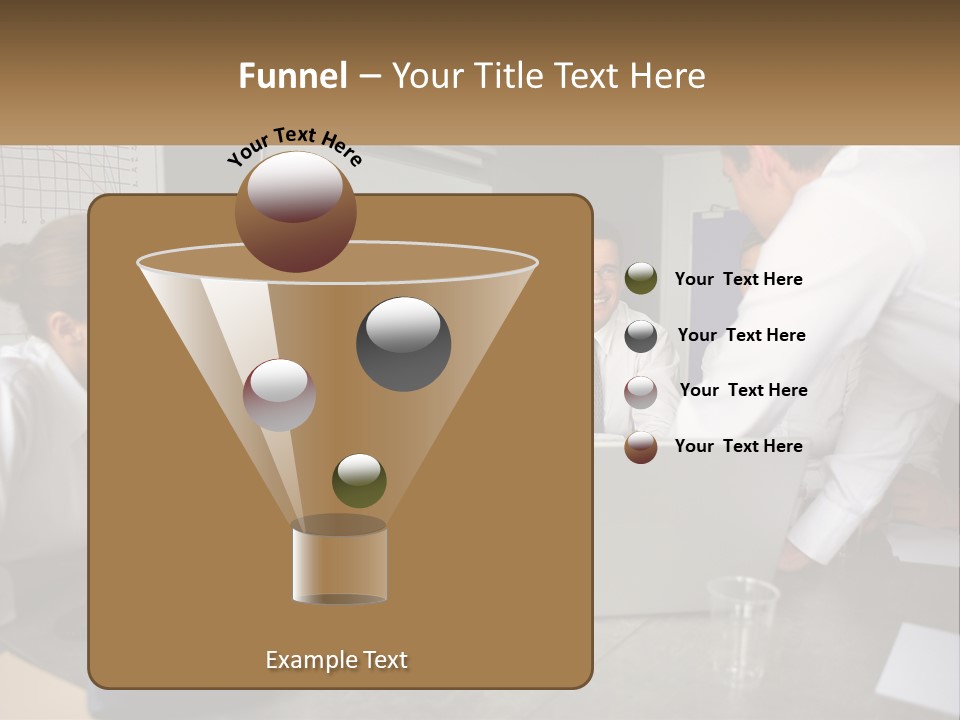 A Group Of People Sitting Around A Laptop Computer PowerPoint Template