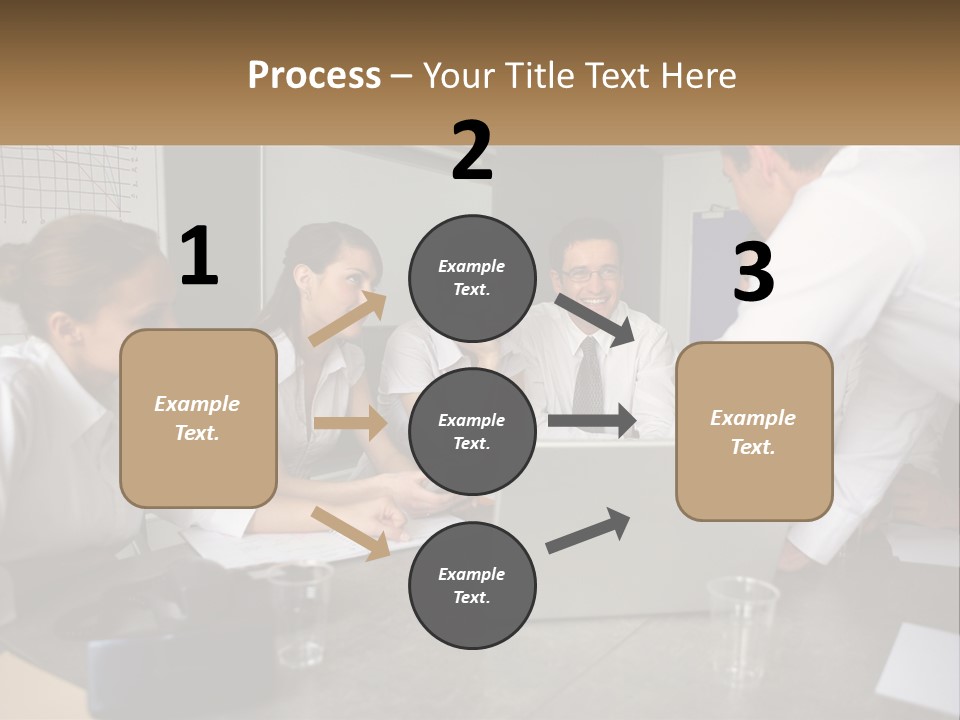 A Group Of People Sitting Around A Laptop Computer PowerPoint Template