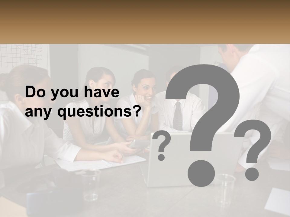 A Group Of People Sitting Around A Laptop Computer PowerPoint Template