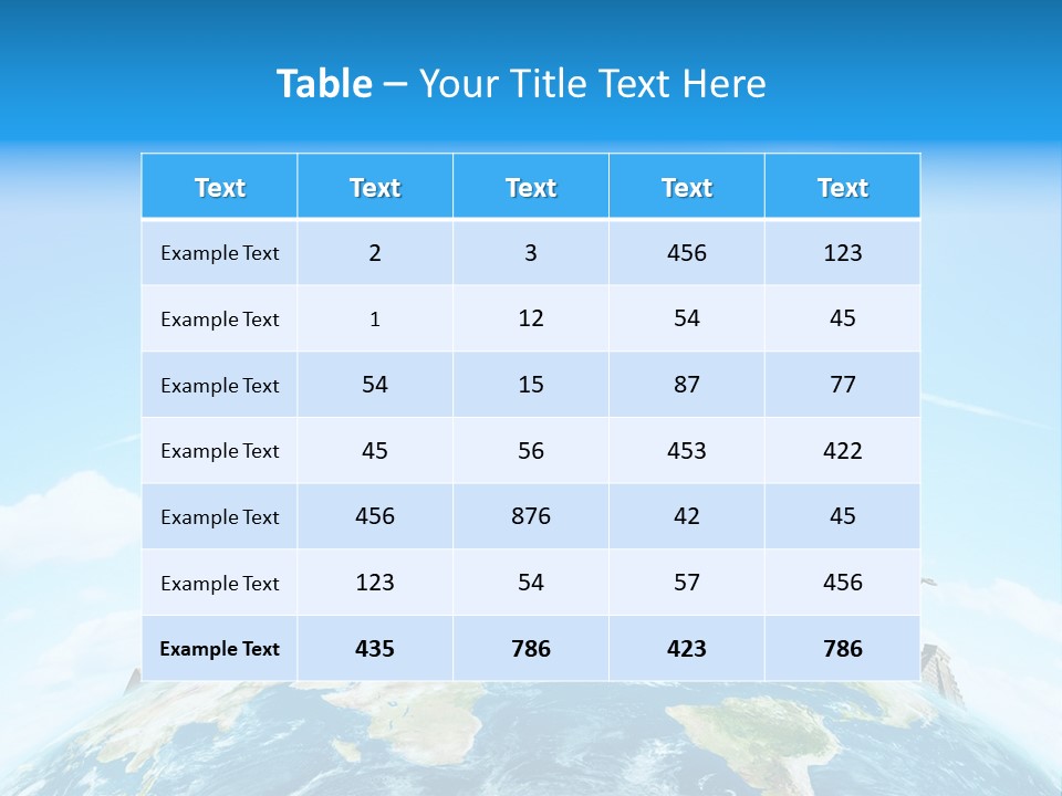 A Picture Of The World With A Lot Of Landmarks On It PowerPoint Template