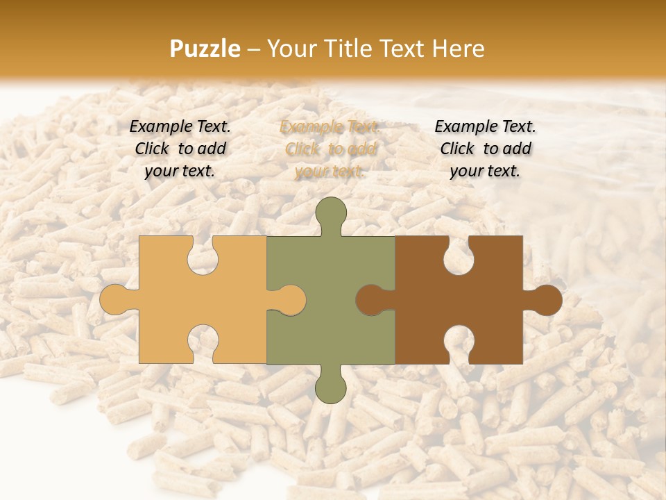 A Bag Full Of Rice On A White Background PowerPoint Template