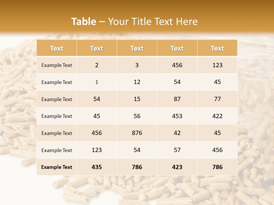 A Bag Full Of Rice On A White Background PowerPoint Template