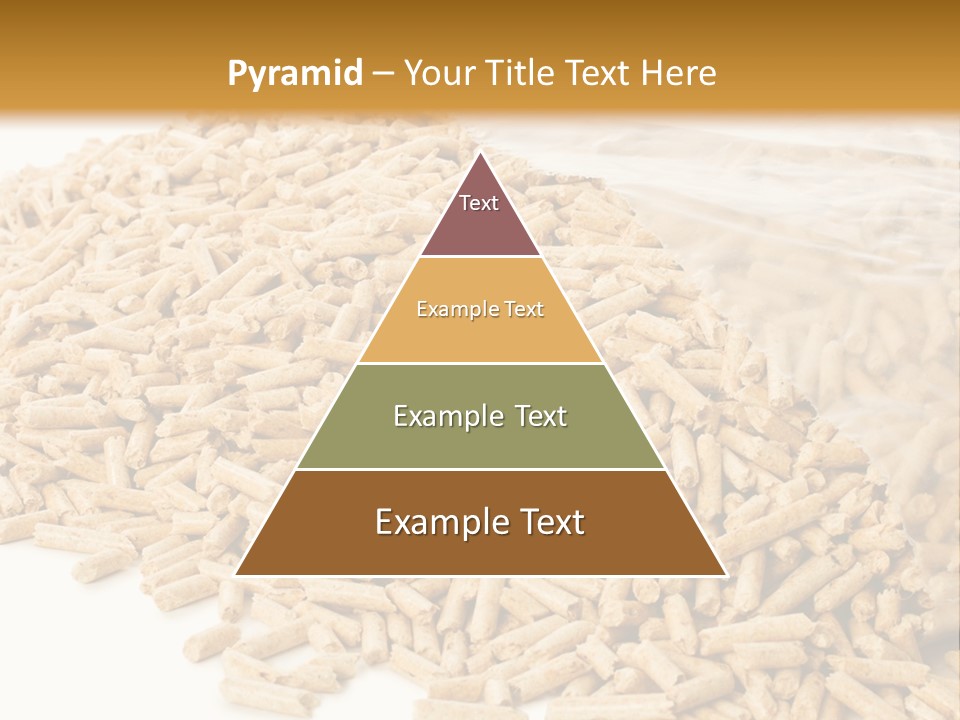 A Bag Full Of Rice On A White Background PowerPoint Template