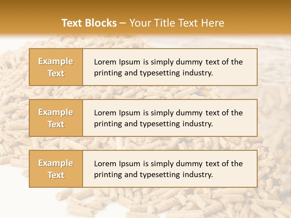 A Bag Full Of Rice On A White Background PowerPoint Template