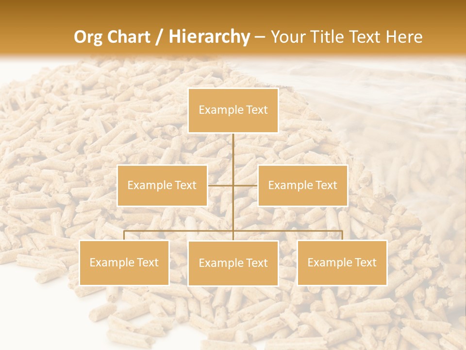 A Bag Full Of Rice On A White Background PowerPoint Template