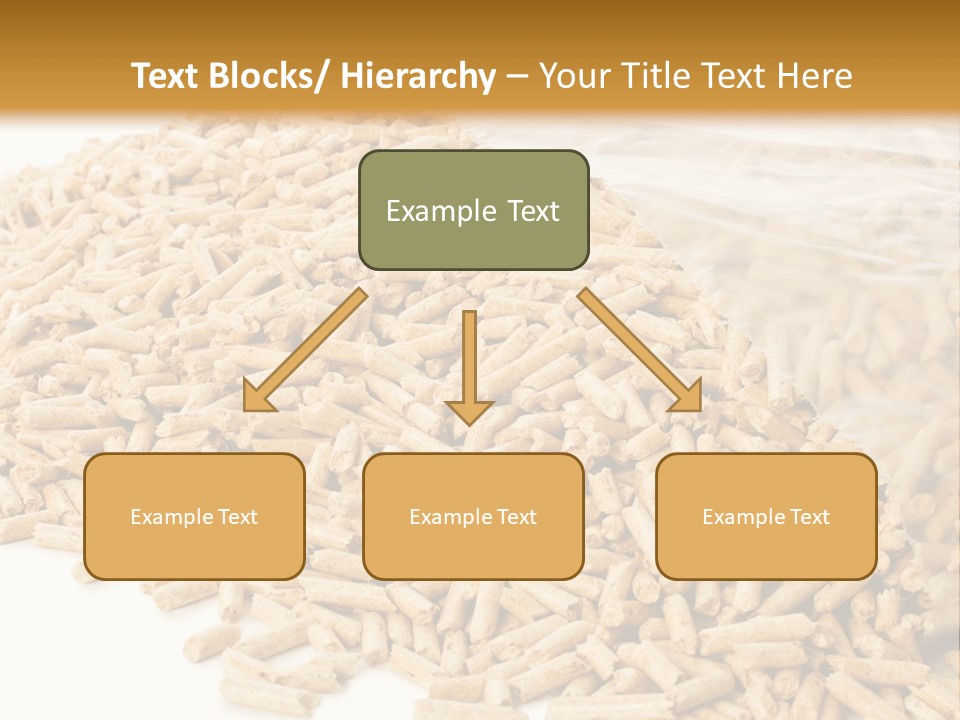 A Bag Full Of Rice On A White Background PowerPoint Template