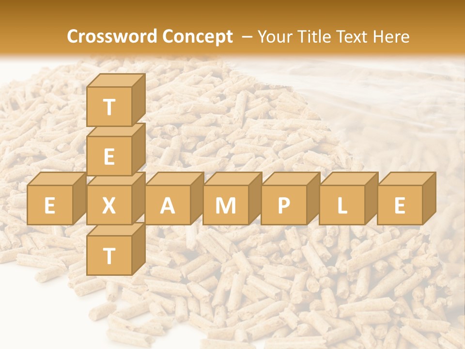 A Bag Full Of Rice On A White Background PowerPoint Template