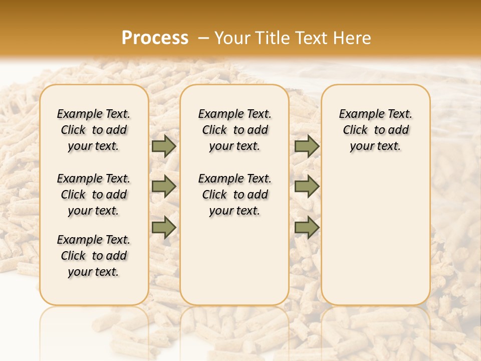 A Bag Full Of Rice On A White Background PowerPoint Template