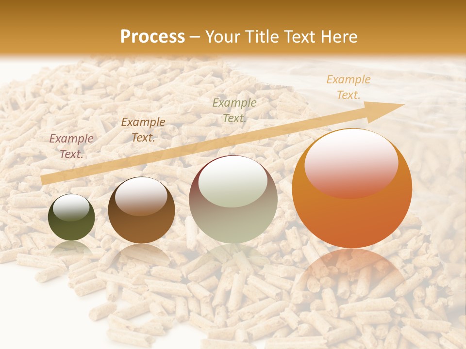 A Bag Full Of Rice On A White Background PowerPoint Template