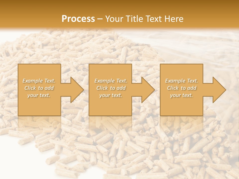 A Bag Full Of Rice On A White Background PowerPoint Template