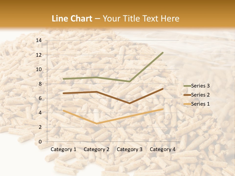 A Bag Full Of Rice On A White Background PowerPoint Template
