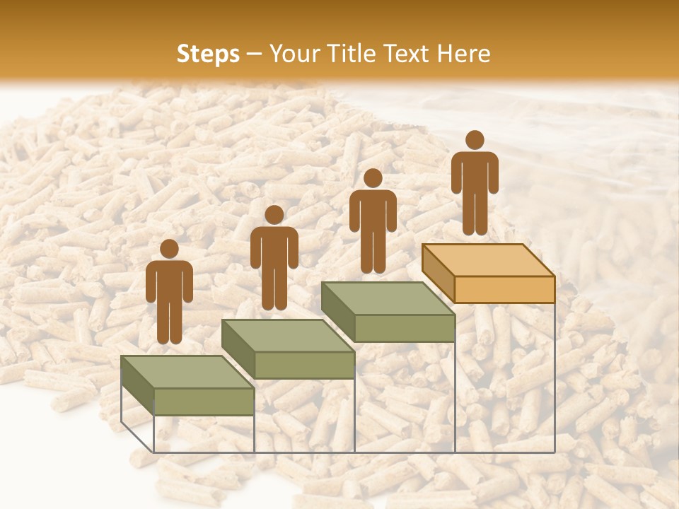 A Bag Full Of Rice On A White Background PowerPoint Template