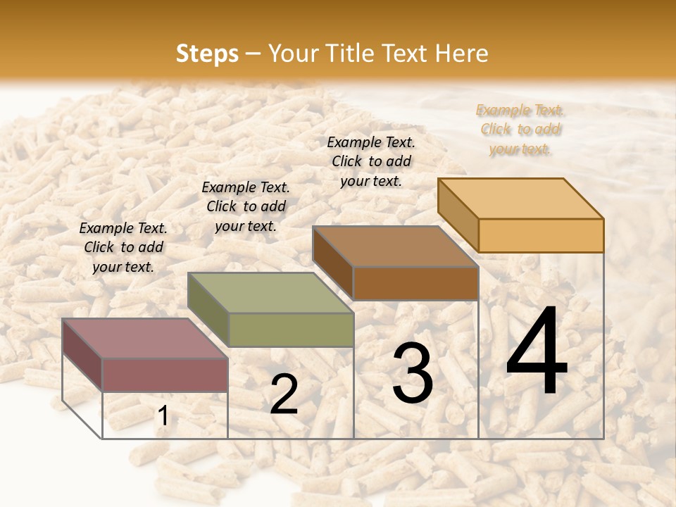 A Bag Full Of Rice On A White Background PowerPoint Template