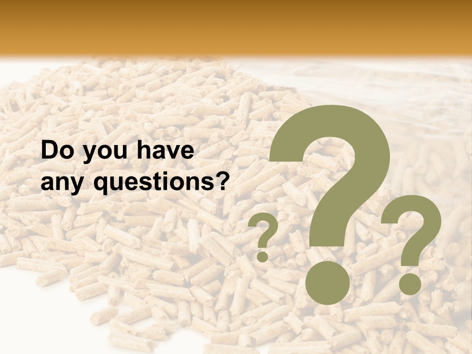 A Bag Full Of Rice On A White Background PowerPoint Template