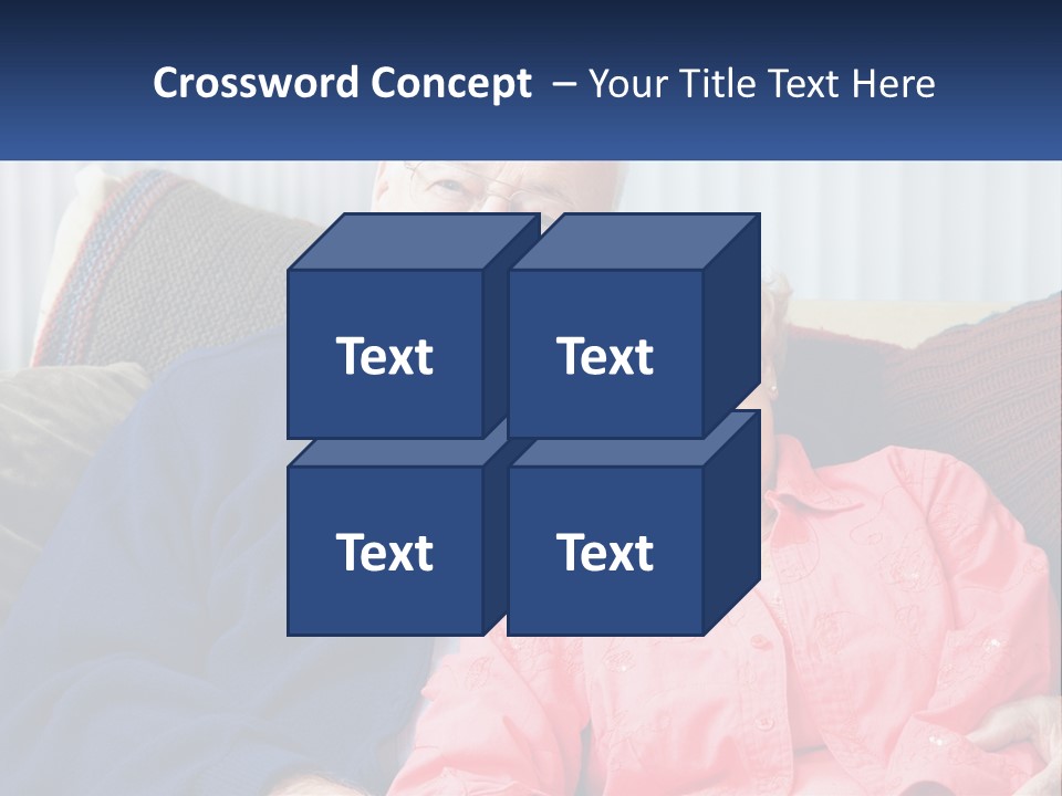 A Man And Woman Sitting On A Couch Together PowerPoint Template