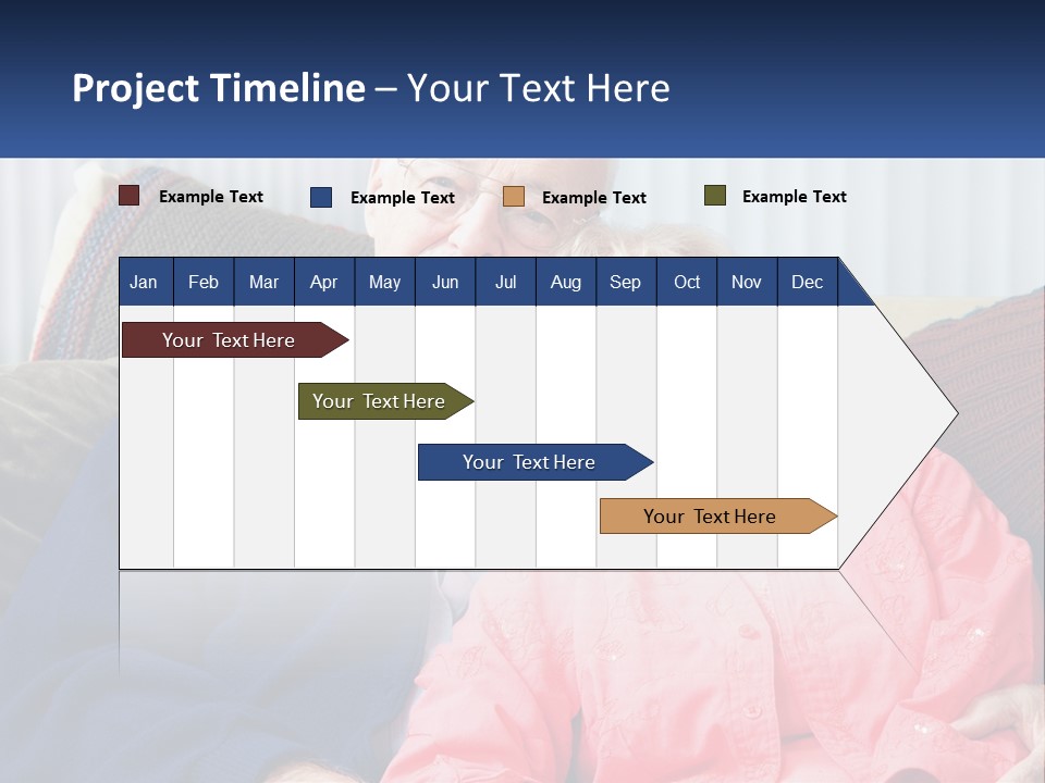 A Man And Woman Sitting On A Couch Together PowerPoint Template