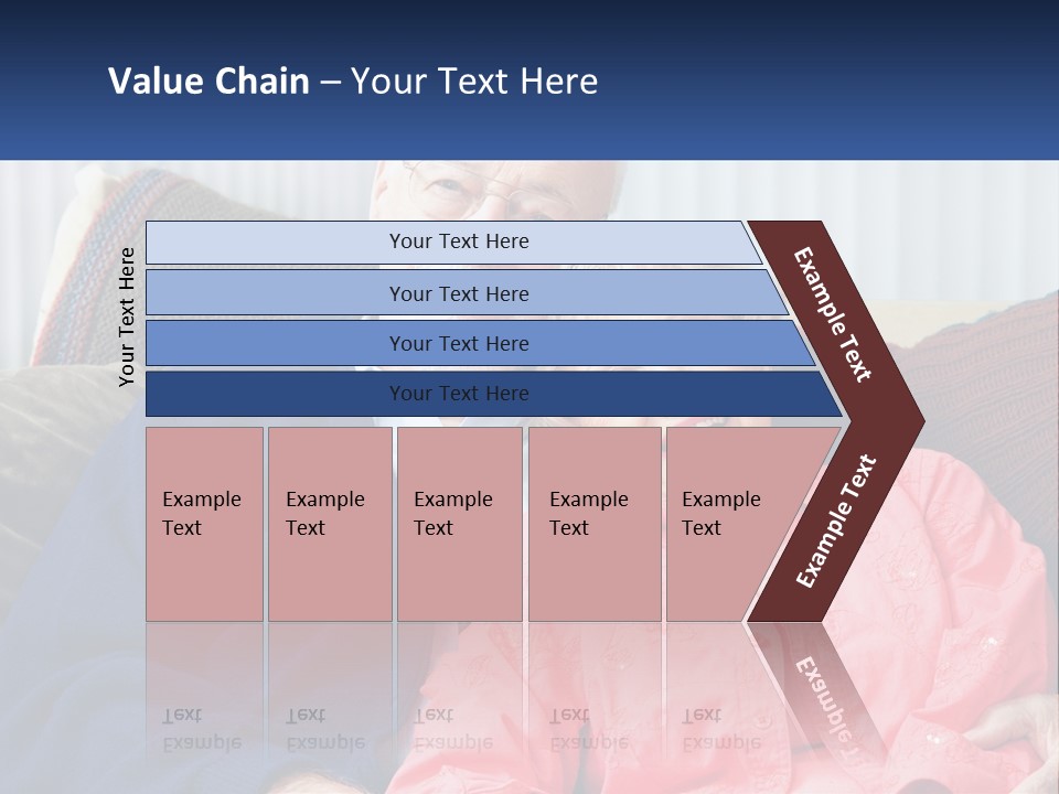 A Man And Woman Sitting On A Couch Together PowerPoint Template