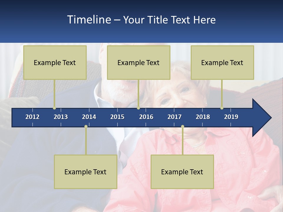 A Man And Woman Sitting On A Couch Together PowerPoint Template