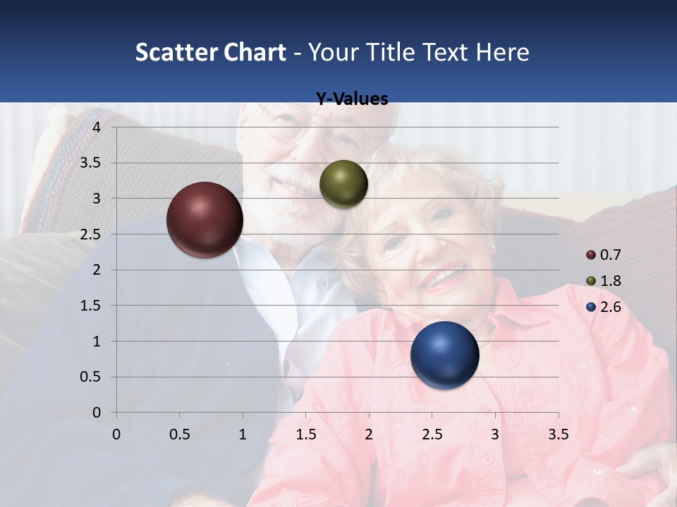 A Man And Woman Sitting On A Couch Together PowerPoint Template