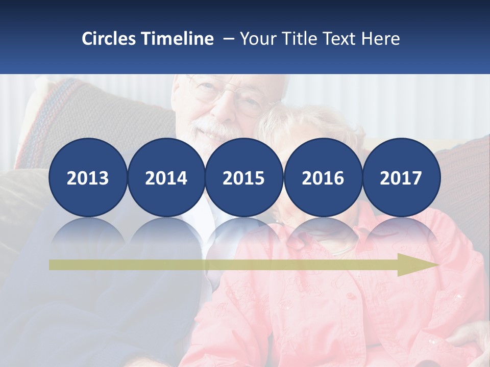 A Man And Woman Sitting On A Couch Together PowerPoint Template