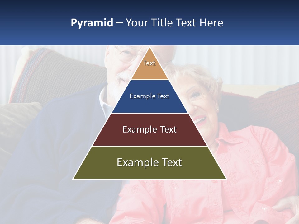 A Man And Woman Sitting On A Couch Together PowerPoint Template