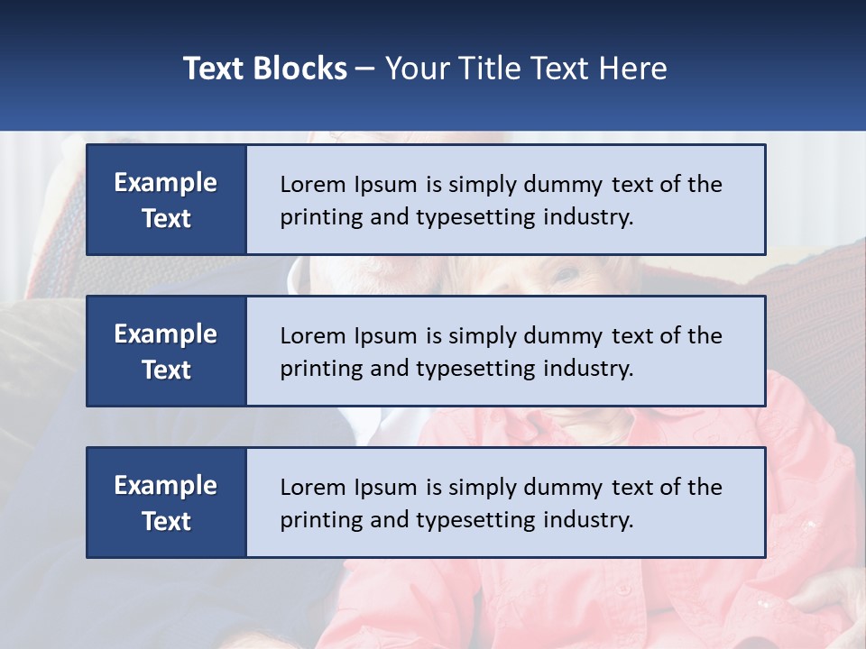 A Man And Woman Sitting On A Couch Together PowerPoint Template