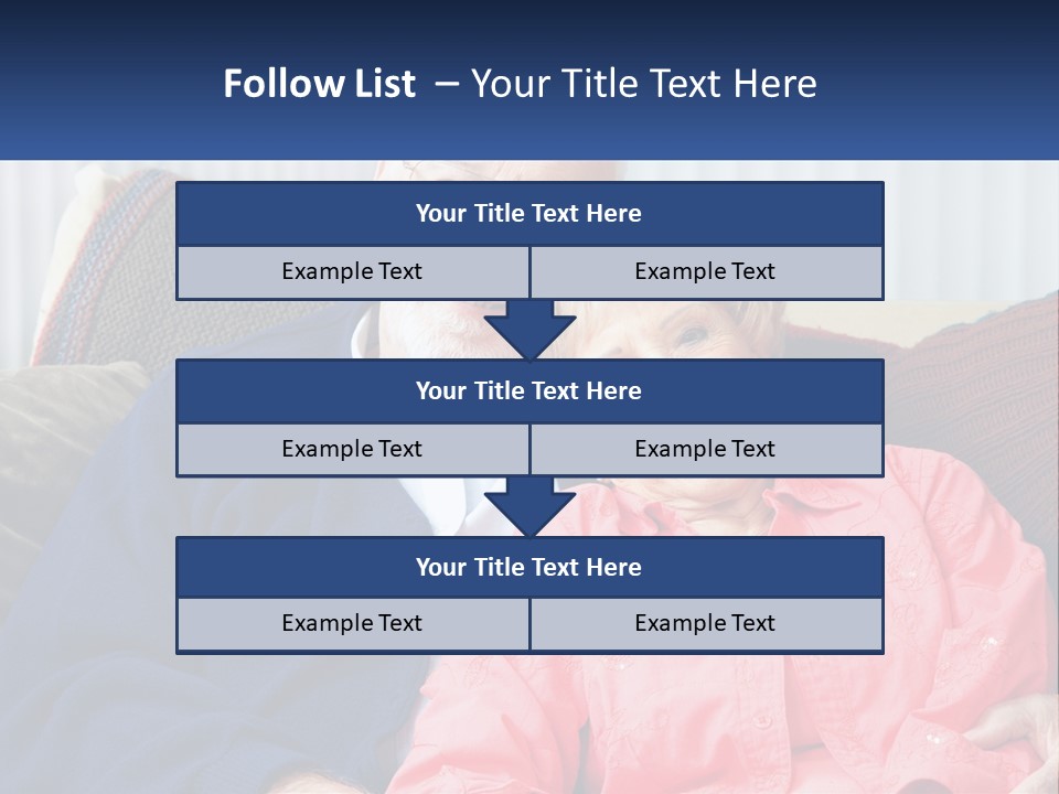 A Man And Woman Sitting On A Couch Together PowerPoint Template