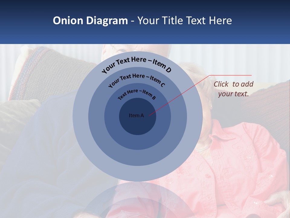 A Man And Woman Sitting On A Couch Together PowerPoint Template