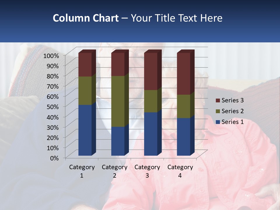 A Man And Woman Sitting On A Couch Together PowerPoint Template