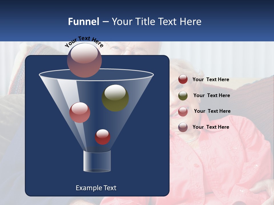 A Man And Woman Sitting On A Couch Together PowerPoint Template