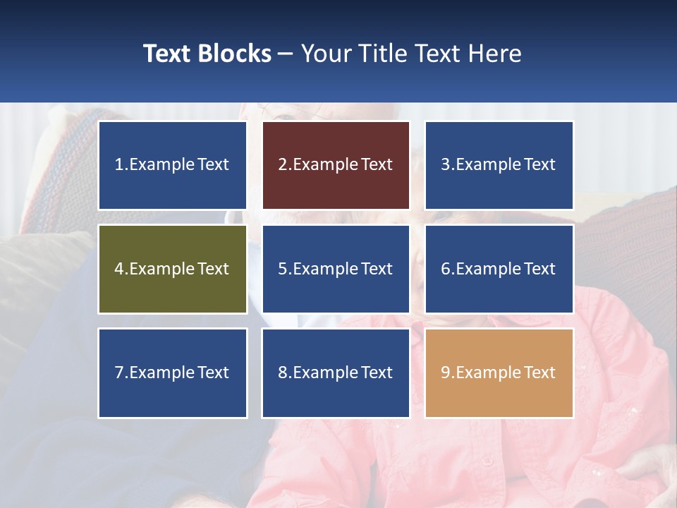 A Man And Woman Sitting On A Couch Together PowerPoint Template