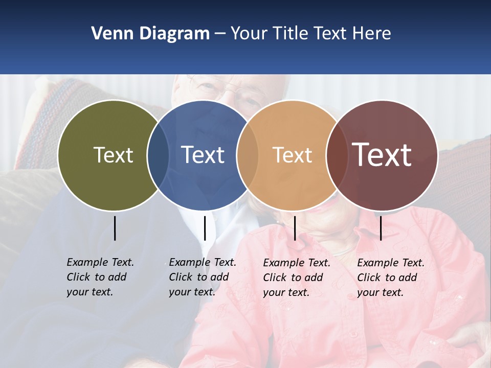 A Man And Woman Sitting On A Couch Together PowerPoint Template