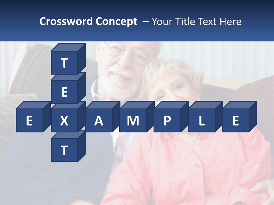 A Man And Woman Sitting On A Couch Together PowerPoint Template