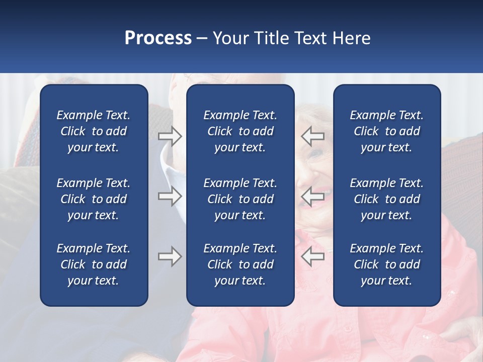 A Man And Woman Sitting On A Couch Together PowerPoint Template