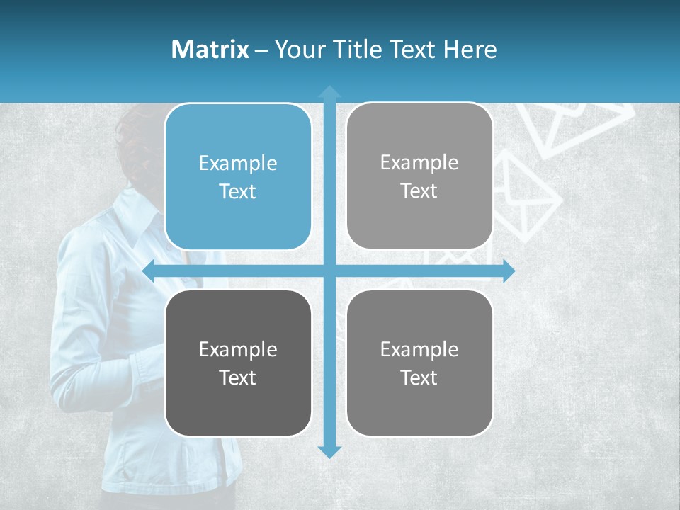 A Woman Holding A Cell Phone In Her Hands PowerPoint Template