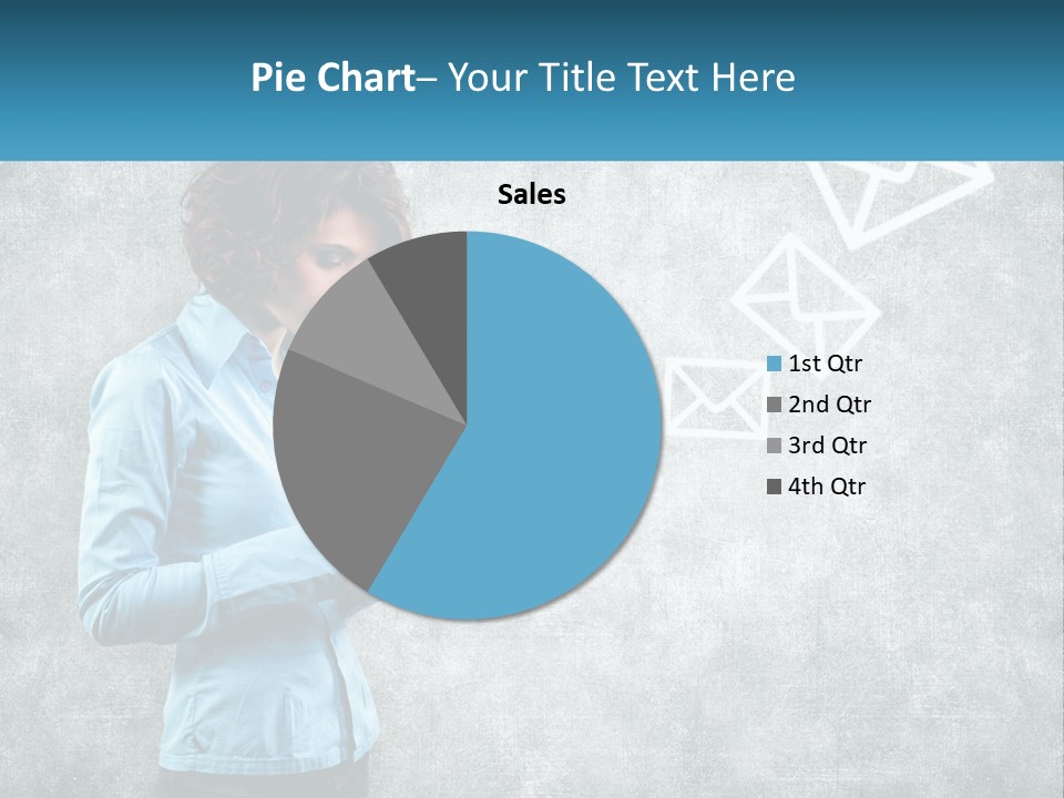 A Woman Holding A Cell Phone In Her Hands PowerPoint Template