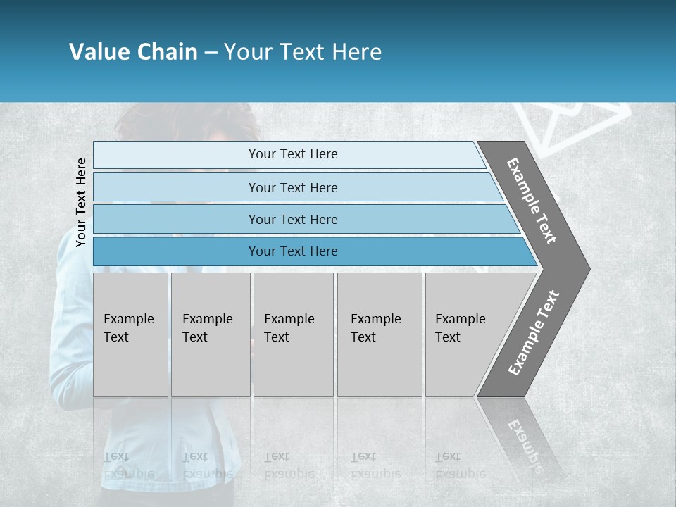 A Woman Holding A Cell Phone In Her Hands PowerPoint Template