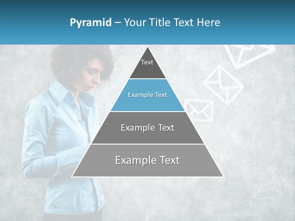 A Woman Holding A Cell Phone In Her Hands PowerPoint Template