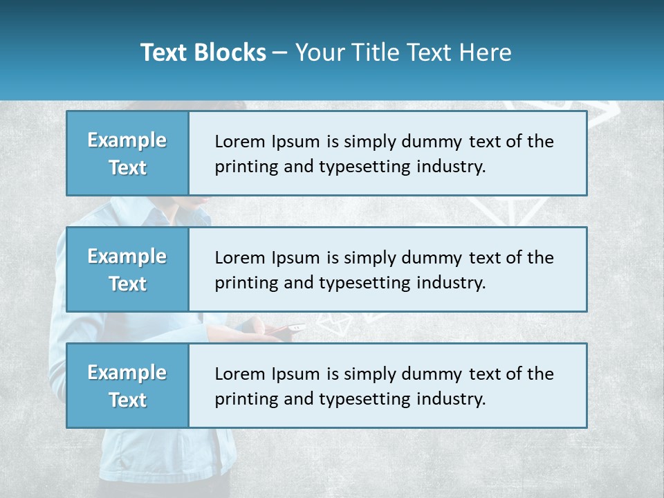 A Woman Holding A Cell Phone In Her Hands PowerPoint Template