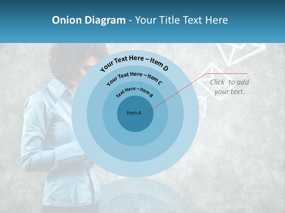 A Woman Holding A Cell Phone In Her Hands PowerPoint Template